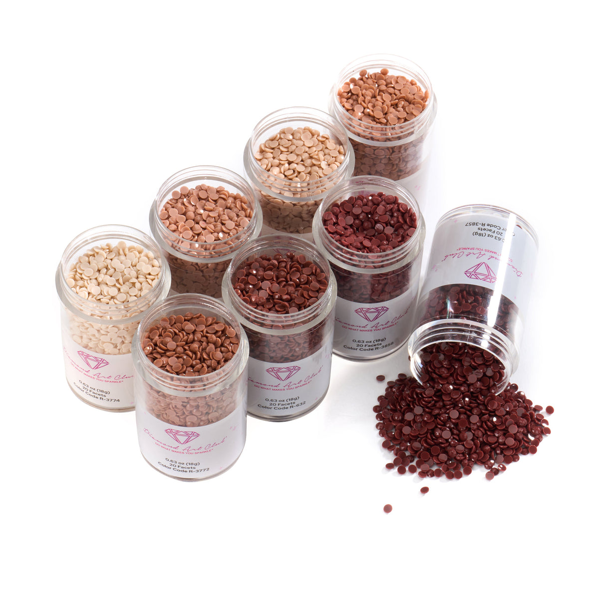 Diamond Painting Bling Diamonds – Warm Earthly Tones Round