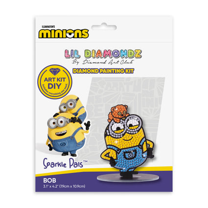 Diamond Painting Bob - Sparkle Pals™ 3.1" x 4.2" (7.9cm x 10.9cm) / Round with 6 Colors including 2 Fairy Dust Diamonds / 355