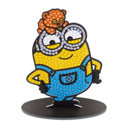 Diamond Painting Bob - Sparkle Pals™ 3.1" x 4.2" (7.9cm x 10.9cm) / Round with 6 Colors including 2 Fairy Dust Diamonds / 355