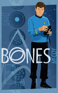 Diamond Painting Bones McCoy 20" x 32" (50.8cm x 80.7cm) / Square with 29 Colors Including 1 ABs and 1 Iridescent Diamonds and 1 Fairy Dust Diamonds / 66,096
