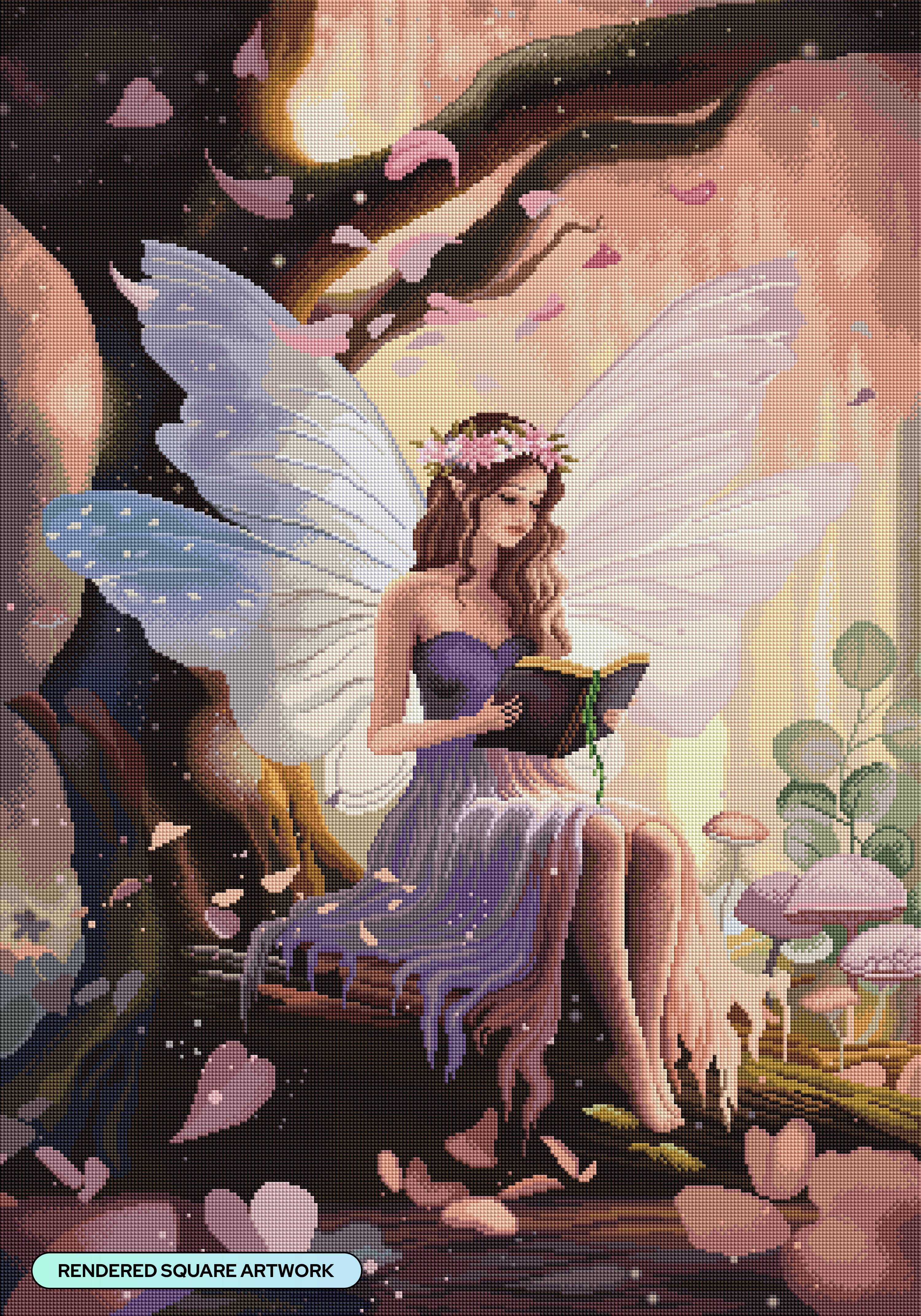 Bookworm Fairy – Diamond Art Club