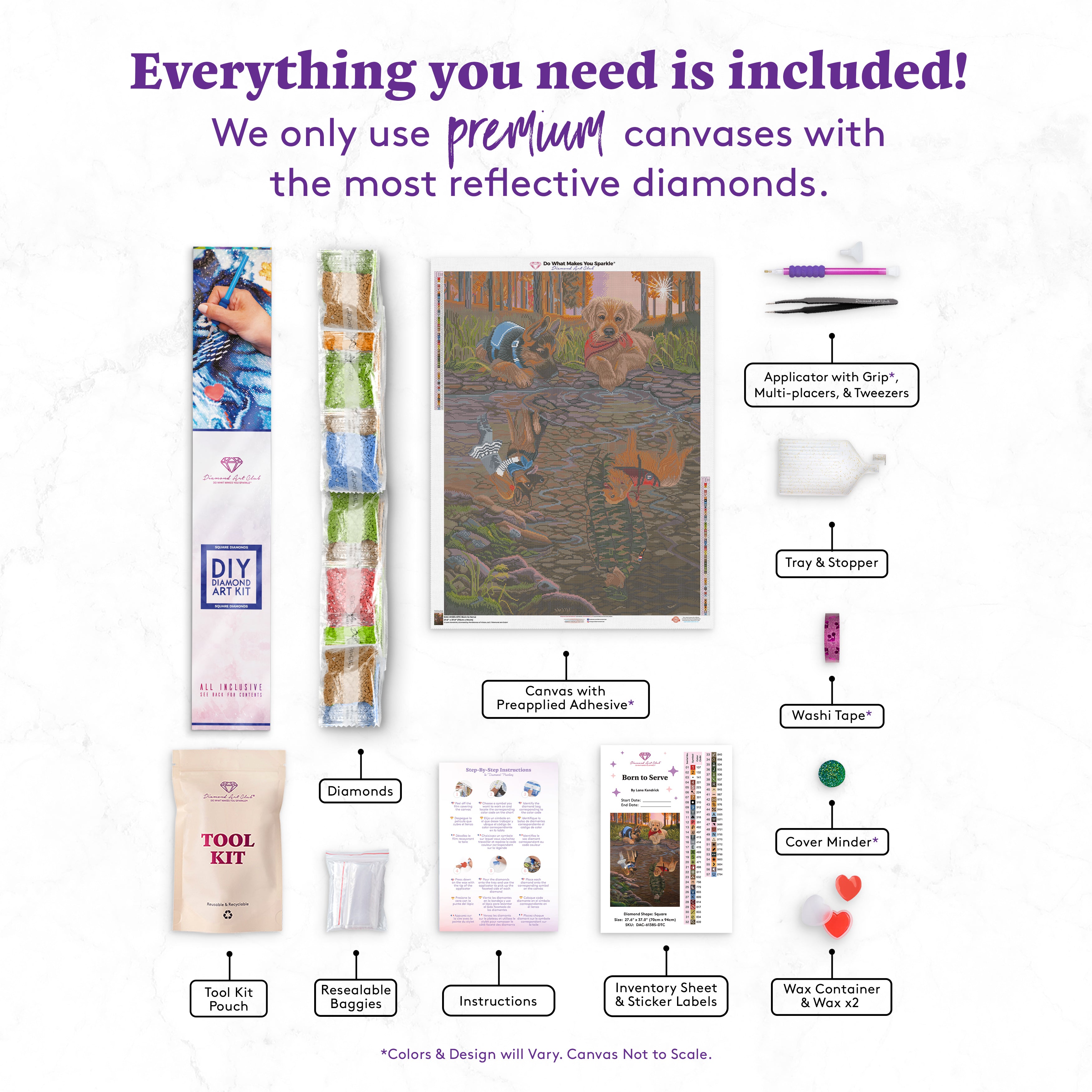 Born to Serve – Diamond Art Club