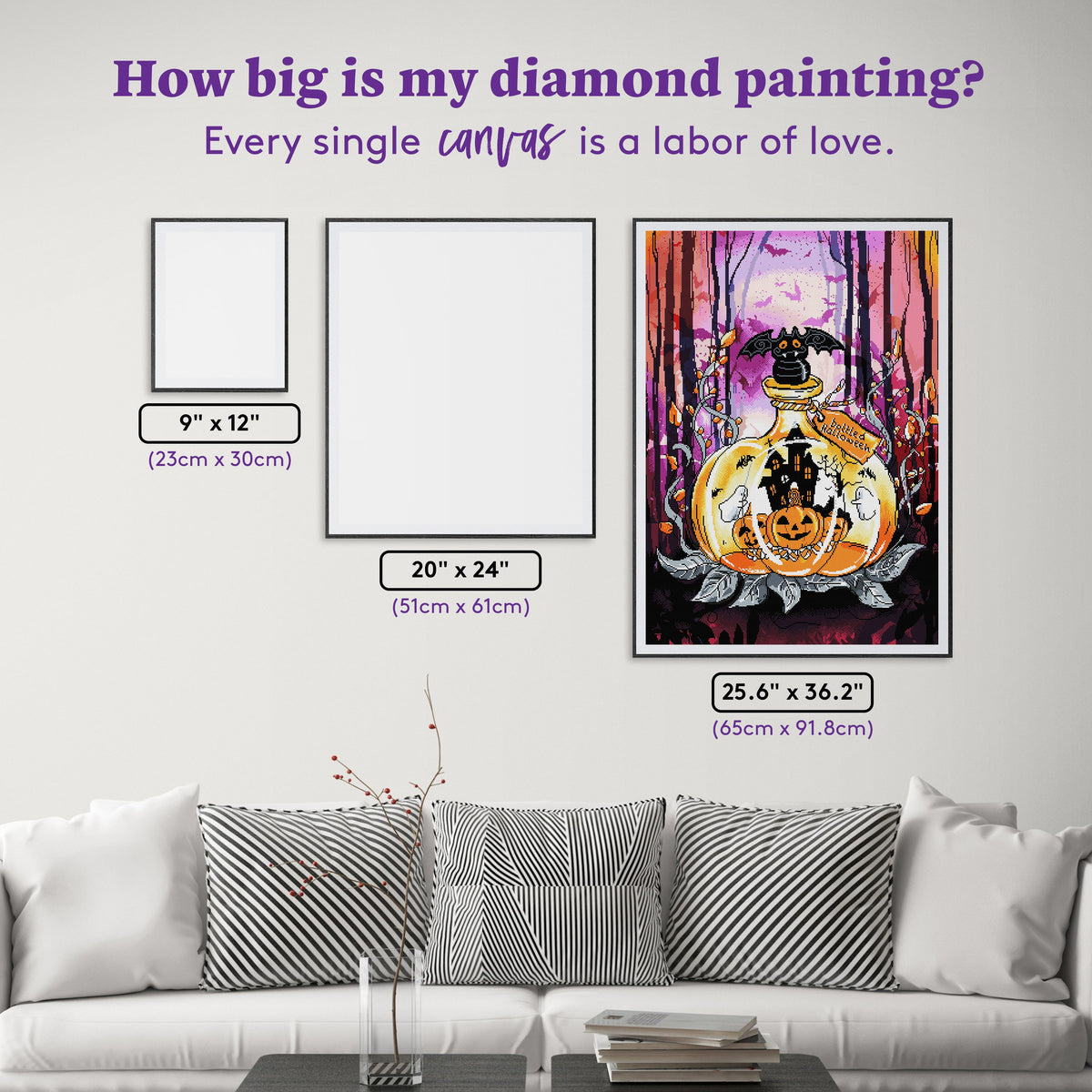 Kit De Pintura De Diamantes Halloween - Calavera Y Flores, 30x40 Cm, Para Adultos Y Principiantes