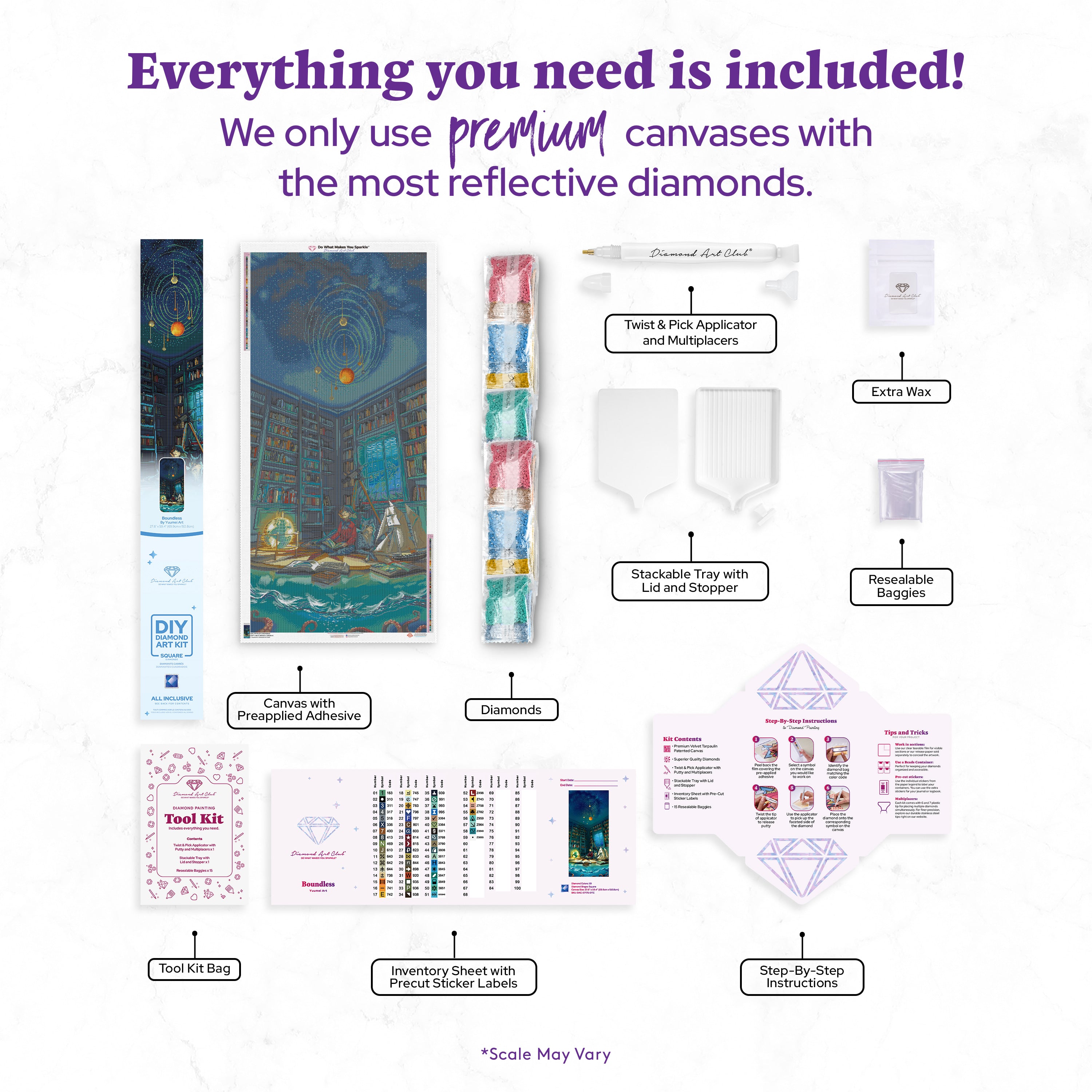 果てしなき ダイヤモンドアートキット – Diamond Art Club