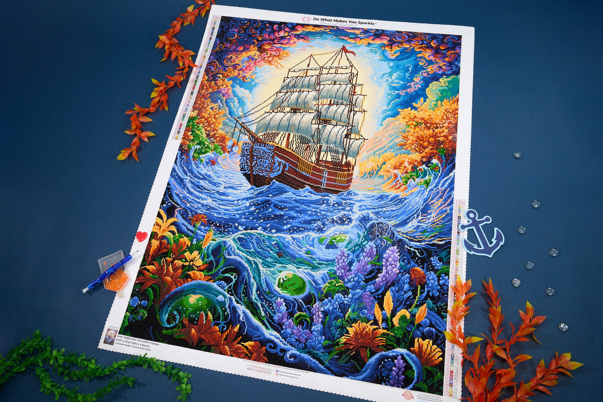 Diamond Painting Bountiful Voyage 27.6" x 37" (70cm x 94cm) / Square with 66 Colors including 2 ABs and 3 Fairy Dust Diamonds / 105,937