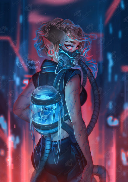 Diamond Painting Breathe 22" x 31" (55.6cm x 78.7cm) / Round with 58 Colors including 2 ABs and 2 Fairy Dust Diamonds / 57,772