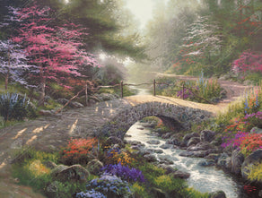 Diamond Painting Bridge of Faith 29" x 22" (73.7cm x 55.8cm) / Square With 56 Colors Including 2 ABs and 3 Fairy Dust Diamonds / 66,304