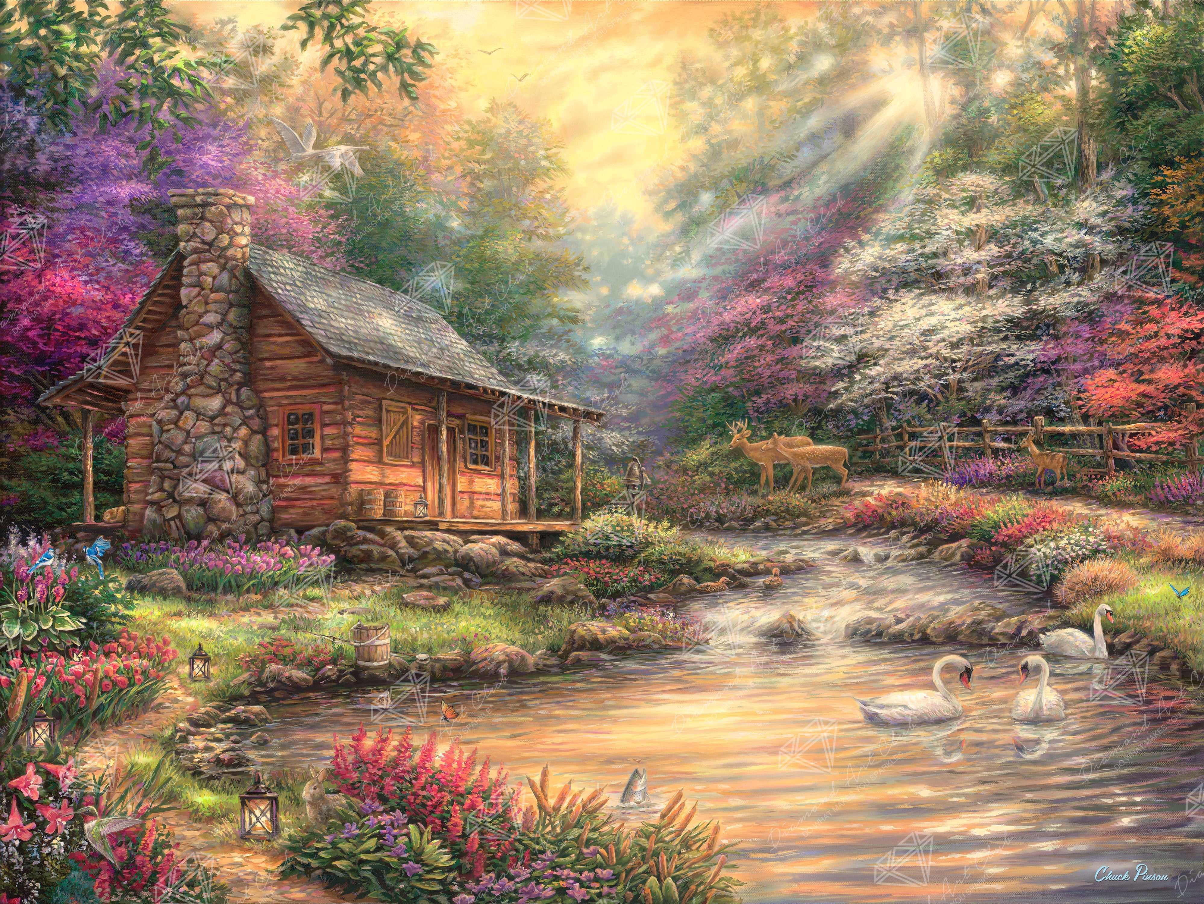 ダイヤモンドアートクラブ Brookside Retreat Brookside Retreat – Diamond Art Club