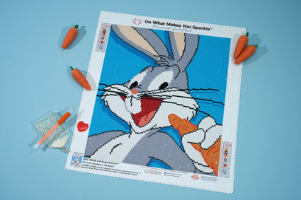 Diamond Painting Bugs Bunny™ 13" x 15" (32.8cm x 37.8cm) / Round With 11 Colors Including 1 ABs / 15,795