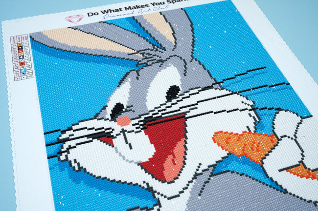 Diamond Painting Bugs Bunny™ 13" x 15" (32.8cm x 37.8cm) / Round With 11 Colors Including 1 ABs / 15,795