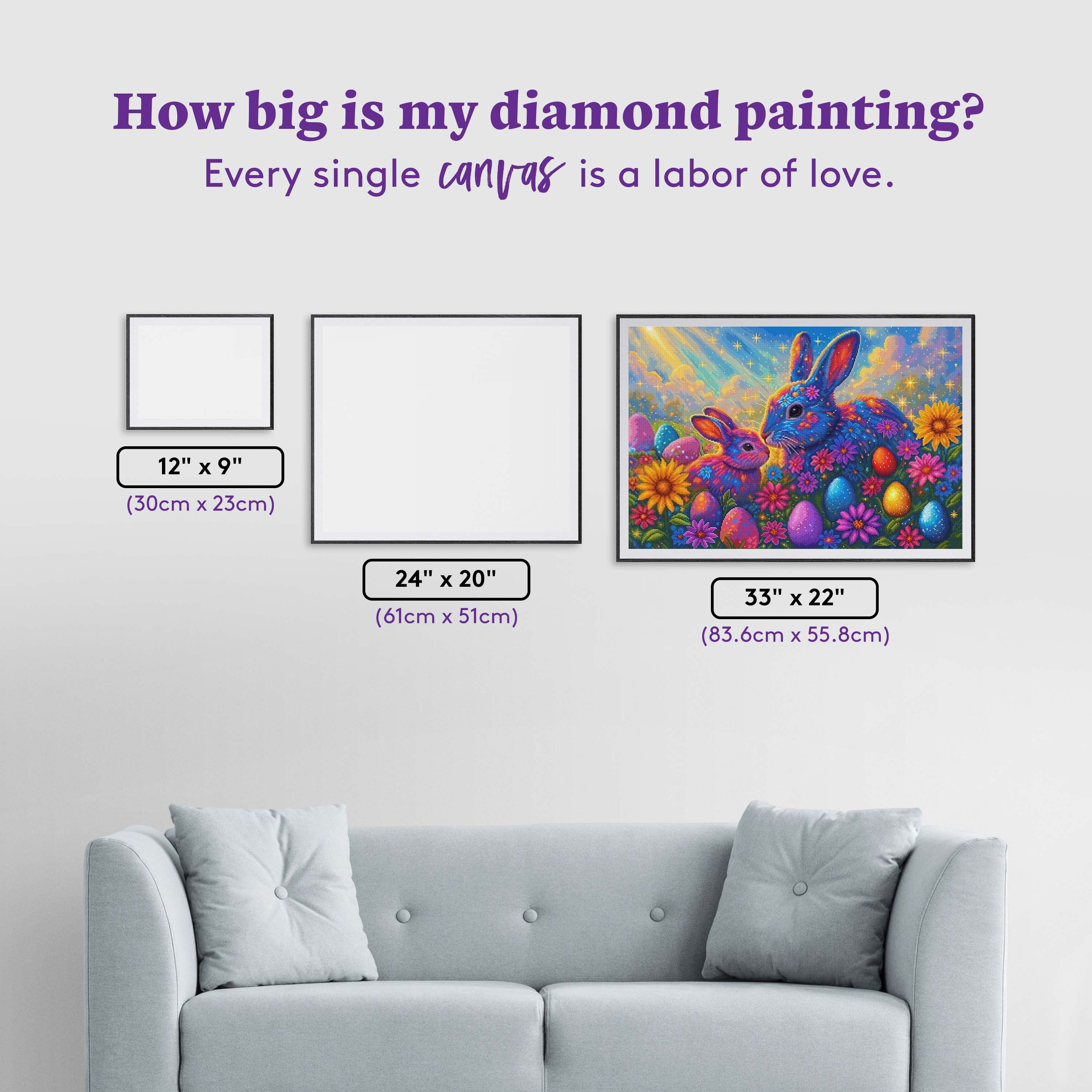 Bunny Kisses – Diamond Art Club
