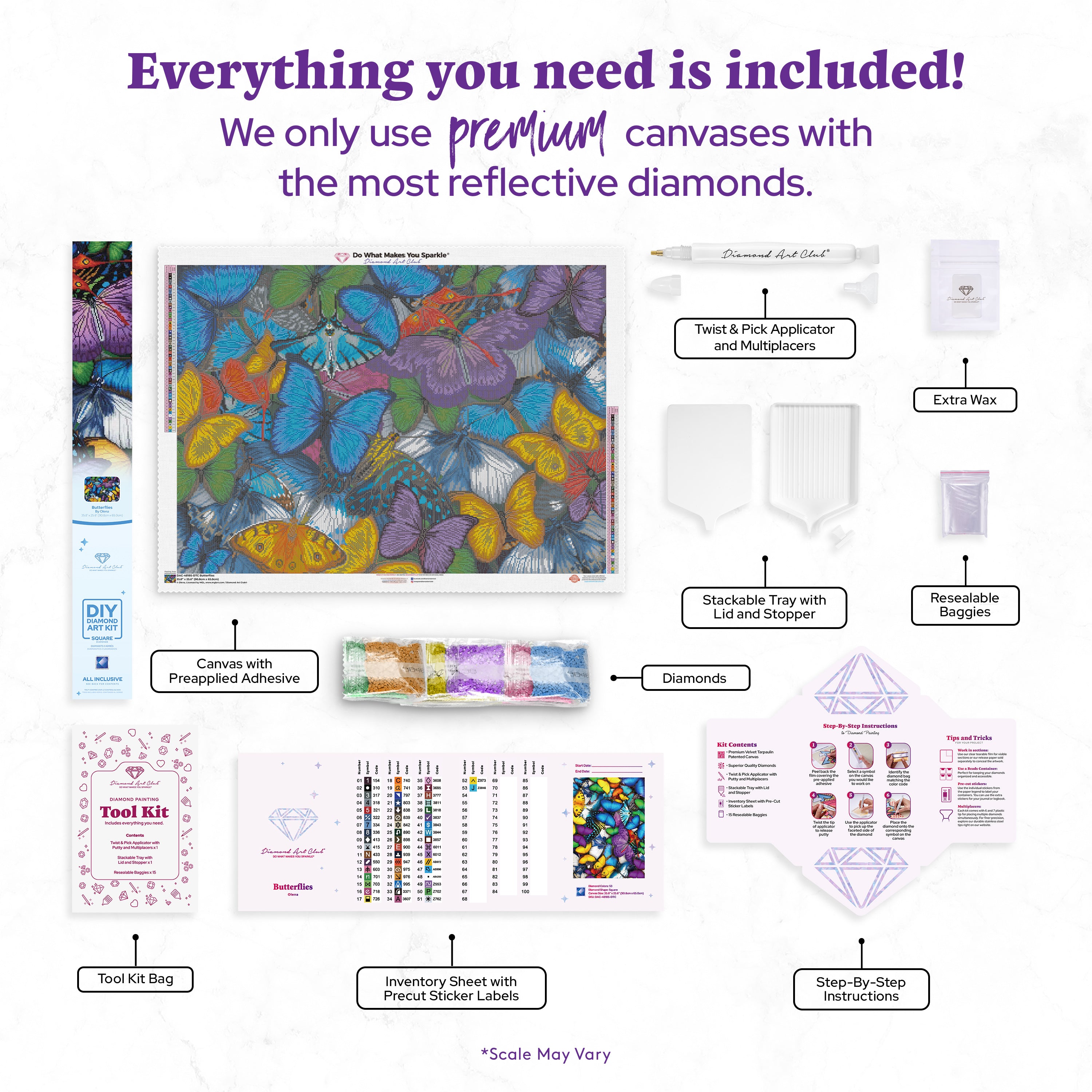 Butterflies – Diamond Art Club