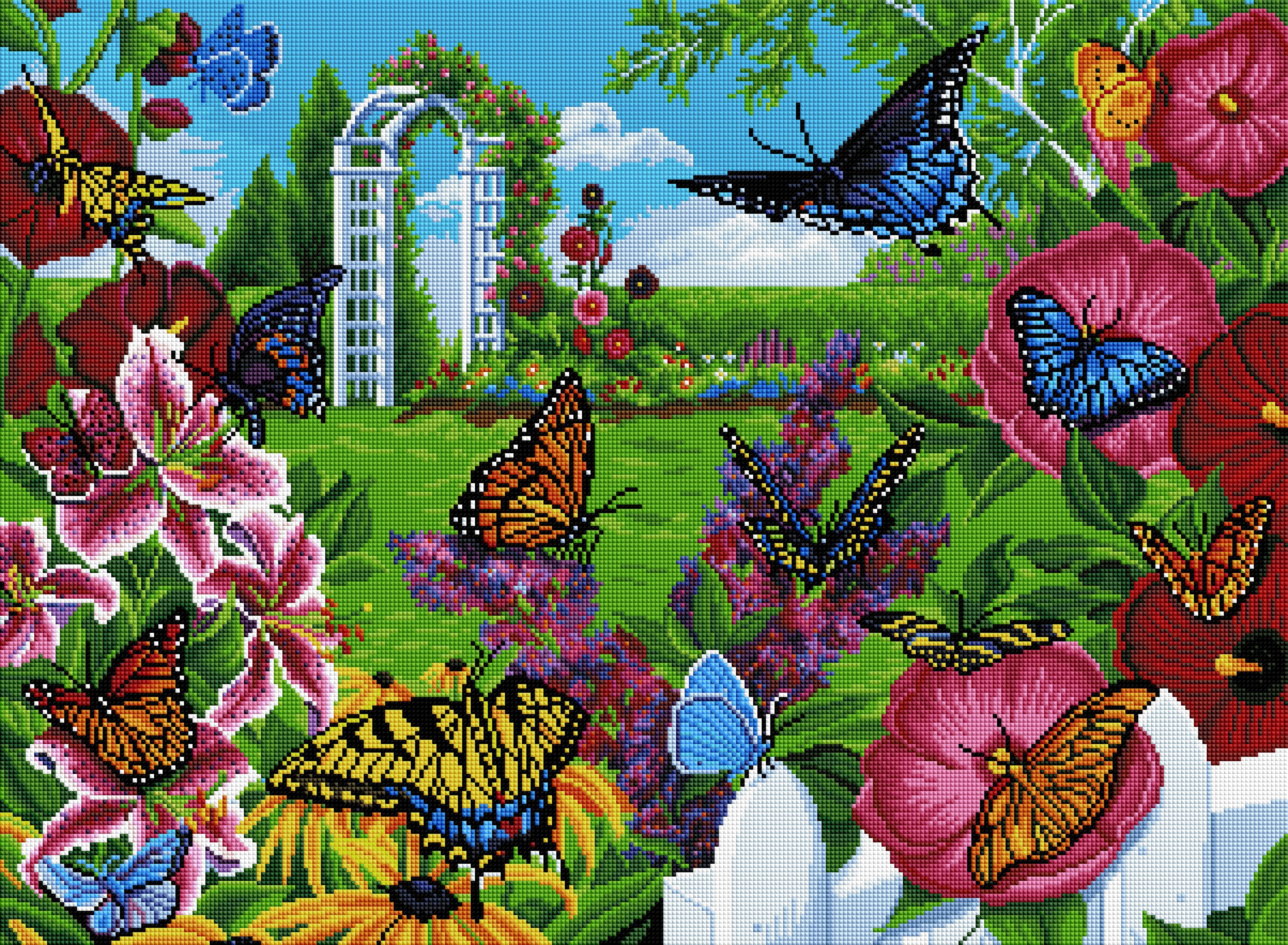 Butterflies in the Garden – Diamond Art Club