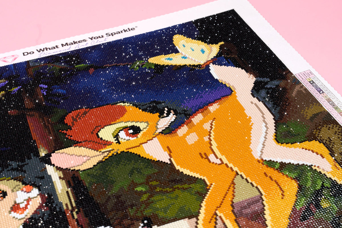 Diamond Painting Butterfly! 22" x 26" (55.6cm x 66cm) / Round with 69 Colors including 3 ABs and 4 Fairy Dust Diamonds / 48,480