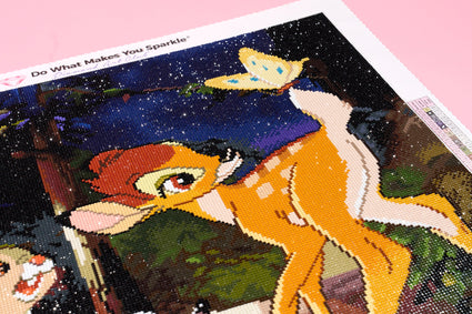 Diamond Painting Butterfly! 22" x 26" (55.6cm x 66cm) / Round with 69 Colors including 3 ABs and 4 Fairy Dust Diamonds / 48,480