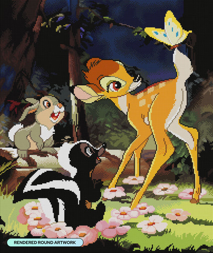 Diamond Painting Butterfly! 22" x 26" (55.6cm x 66cm) / Round with 69 Colors including 3 ABs and 4 Fairy Dust Diamonds / 48,480