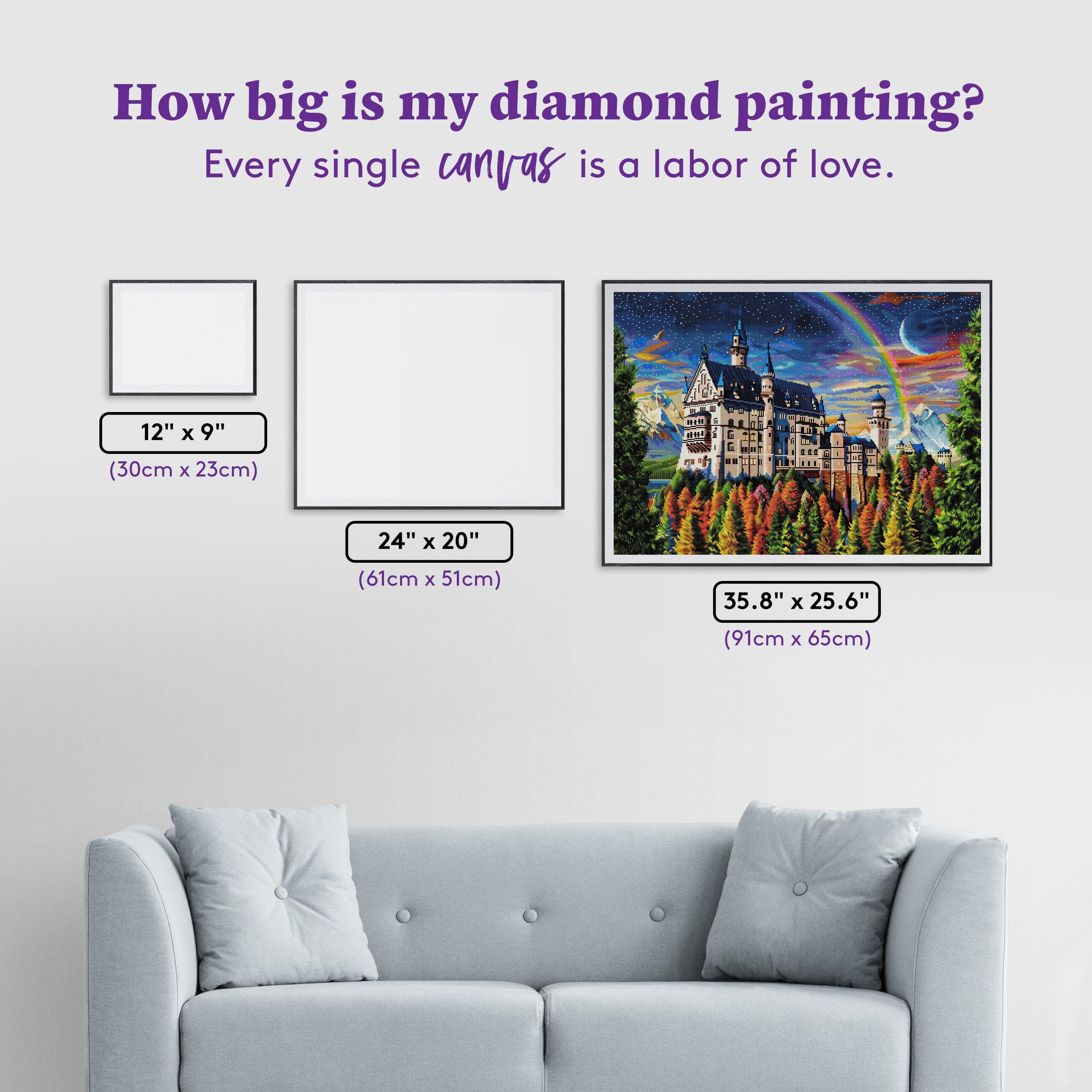 ダイヤモンドアートクラブ Castle Neuschwanstein Castle Neuschwanstein – Diamond Art Club