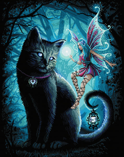 Cat & Fairy – Diamond Art Club