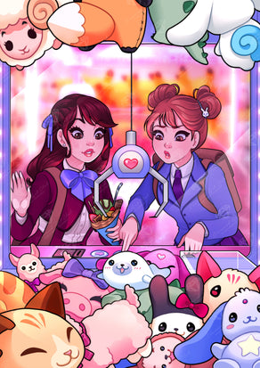 Diamond Painting Catch You, Catch Me 23.6" x 33.5" (60cm x 84.9cm) / Square with 68 Colors including 1 AB and 4 Fairy Dust Diamonds / 82,181