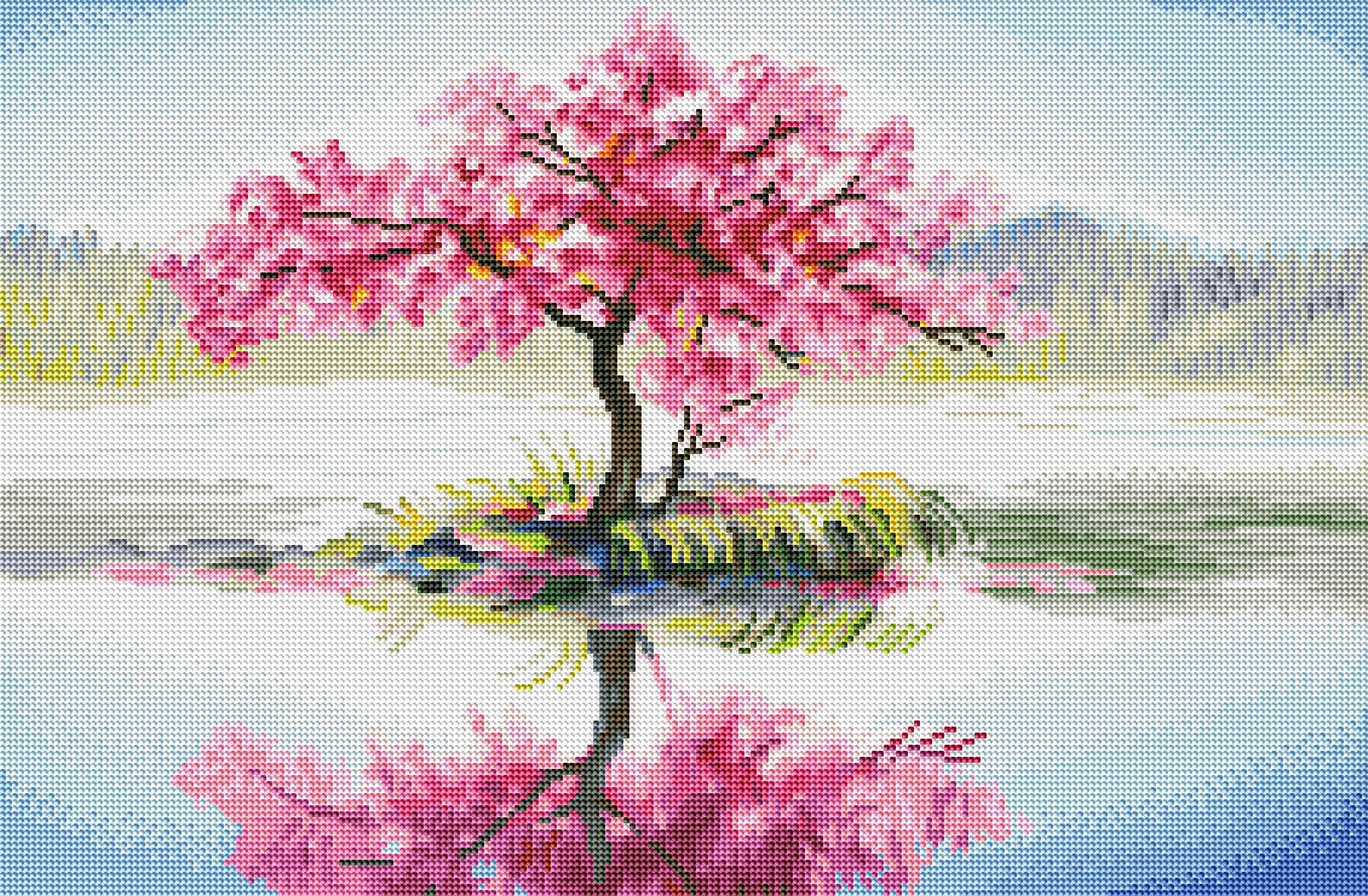 Cherry Blossom Reflection – Diamond Art Club