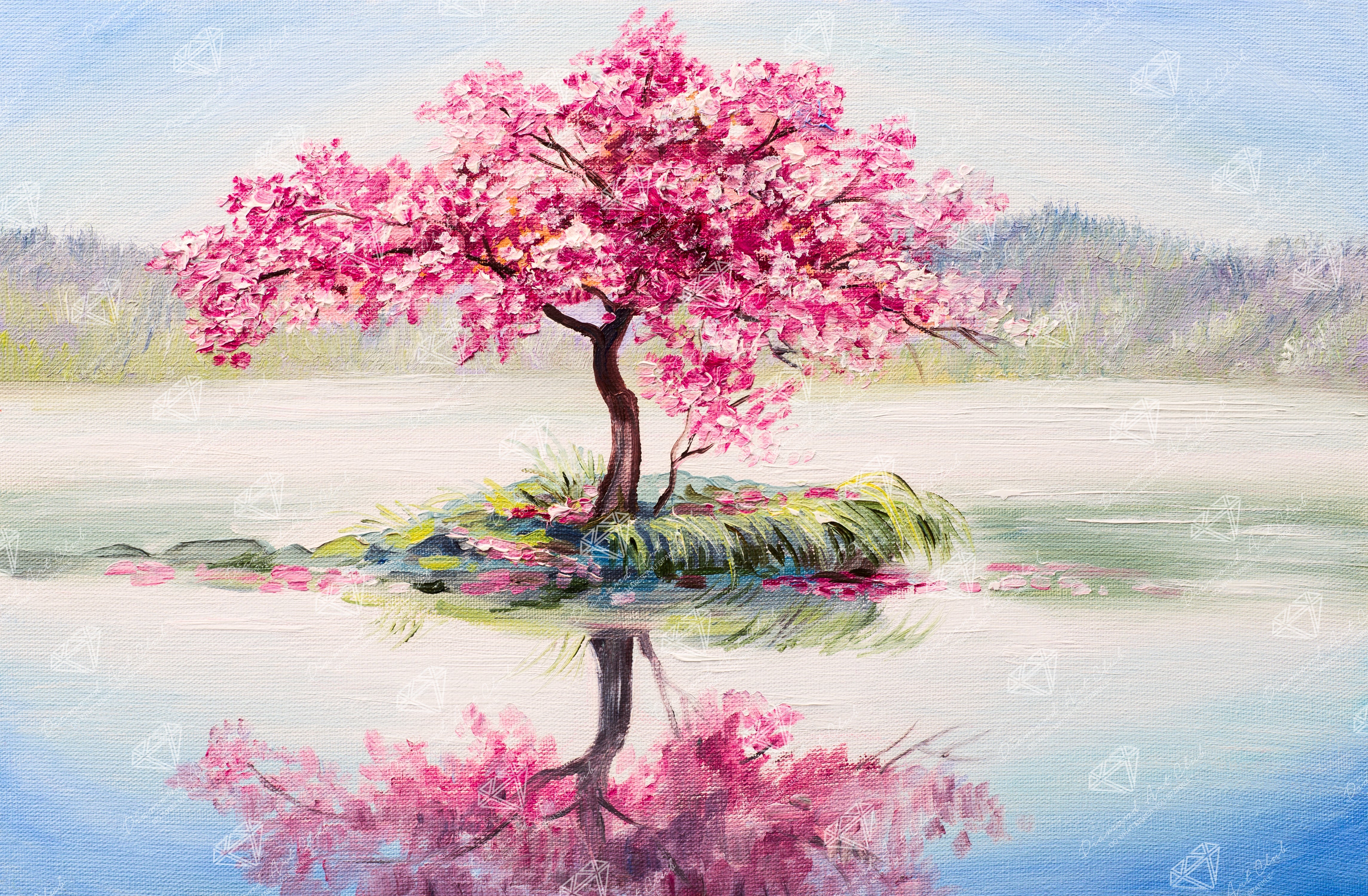 Cherry Blossom Reflection – Diamond Art Club