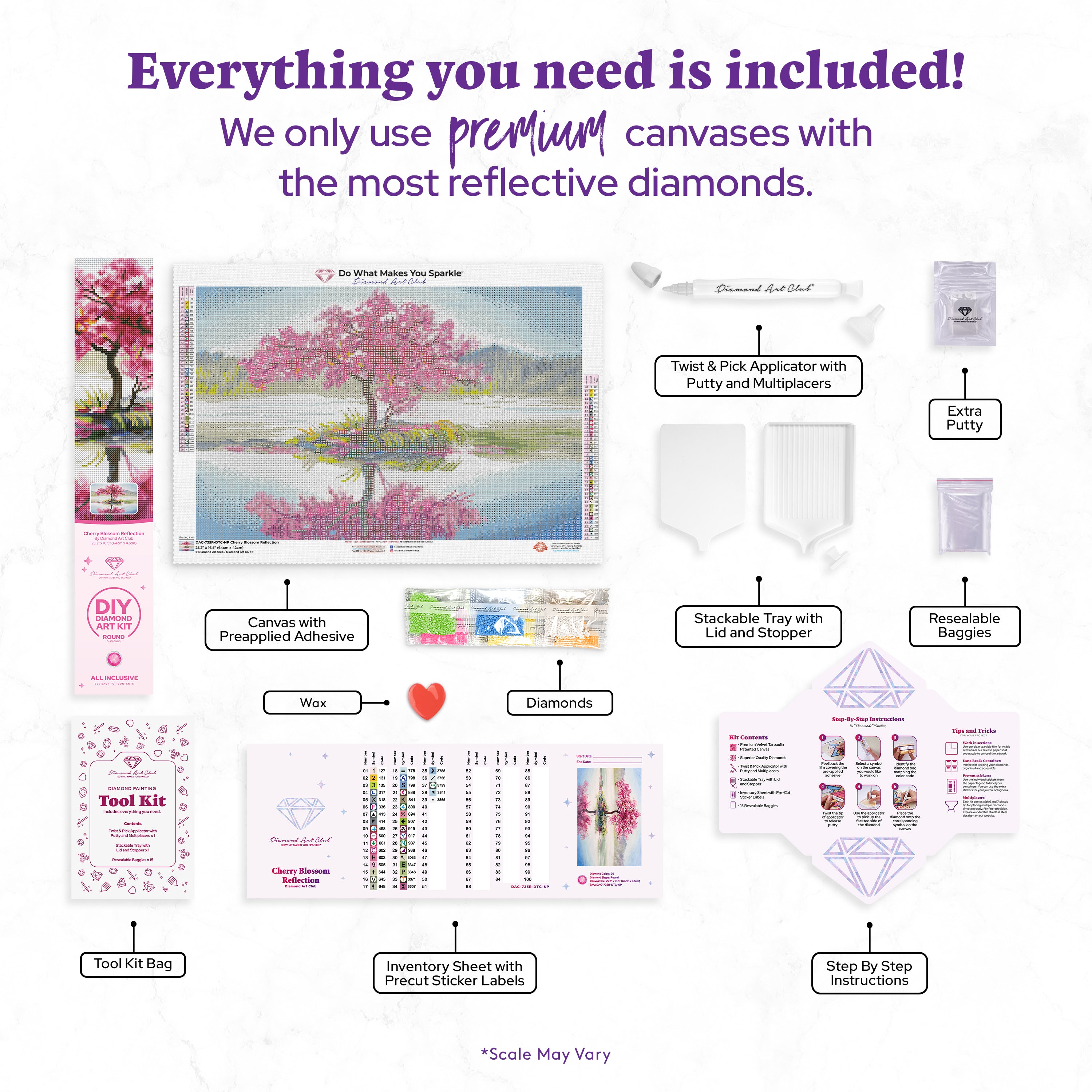 Cherry Blossom Reflection – Diamond Art Club