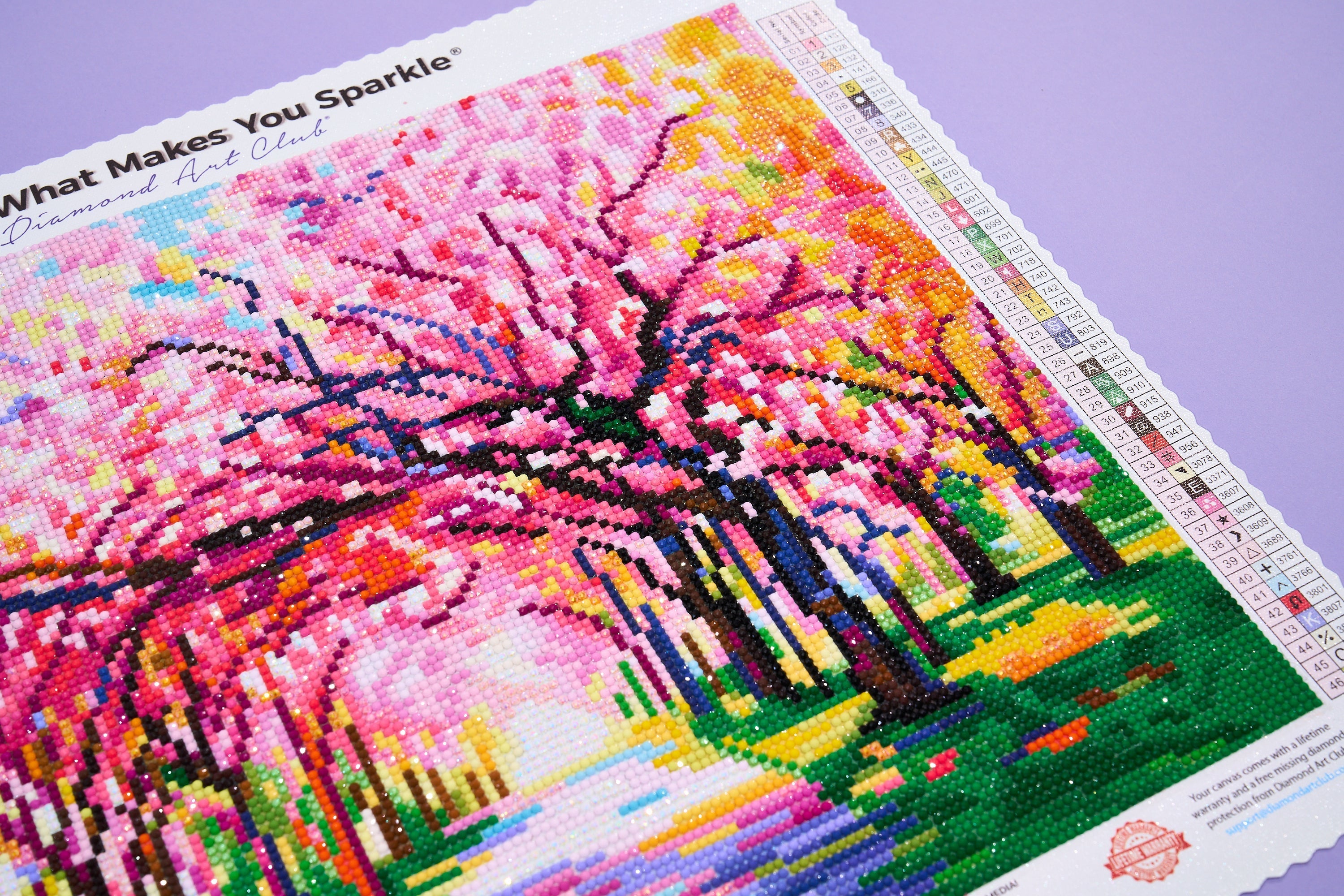 Cherry Blossom Trees Diamond Art Kit | Diamond Art Club