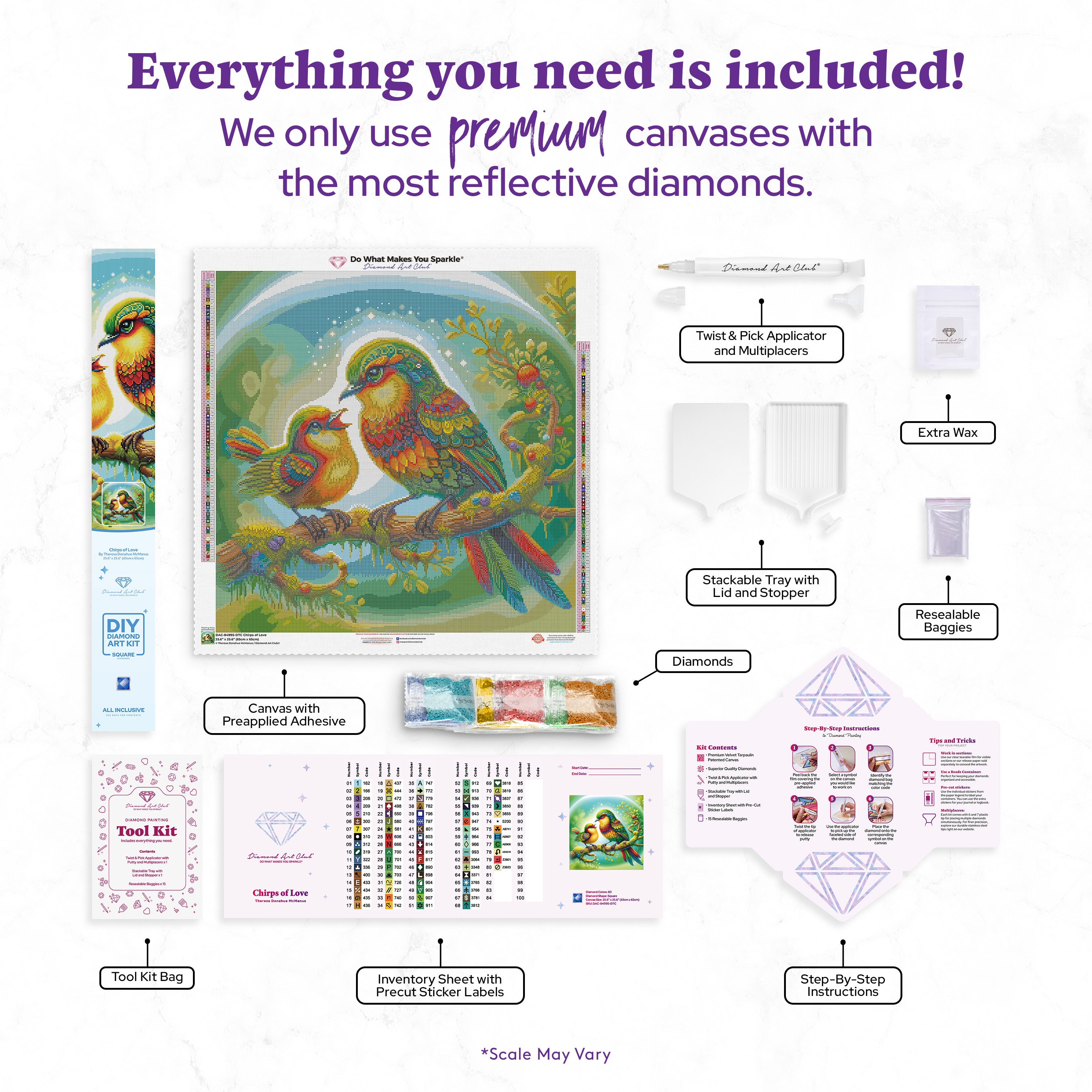 Chirps of Love – Diamond Art Club