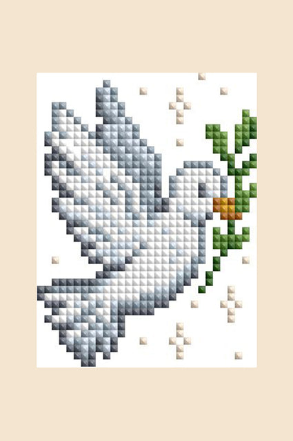 Diamond Painting Christian - Mini Dazzles™ 4" x 6" (10.2cm x 15.2cm) / Square With 27 Colors Including 1 Iridescent Diamond and 26 Fairy Dust Diamonds / 5,336