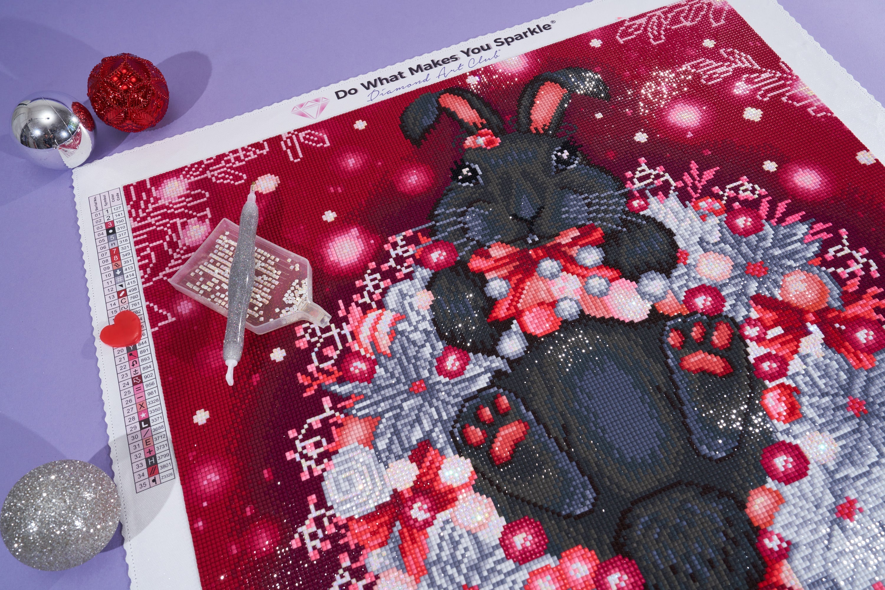 Christmas Bunny – Diamond Art Club