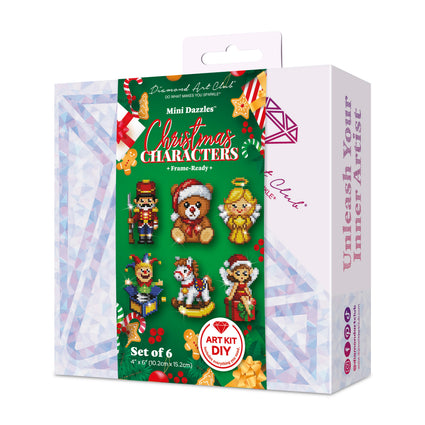 Diamond Painting Christmas Characters - Mini Dazzles™ 4" x 6" (10.2cm x 15.2cm) / Square With 30 Colors Including 2 ABs and 28 Fairy Dust Diamonds / 4,452