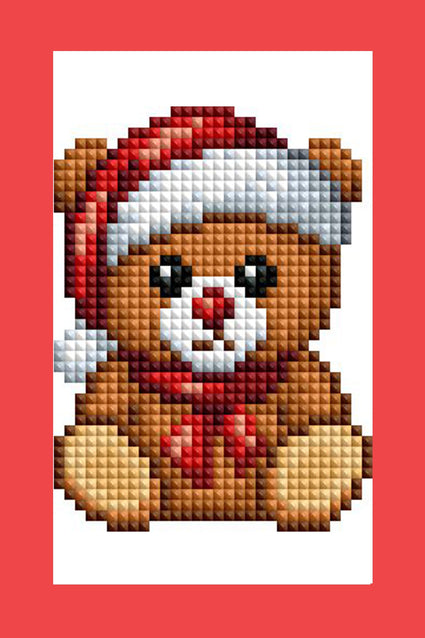 Diamond Painting Christmas Characters - Mini Dazzles™ 4" x 6" (10.2cm x 15.2cm) / Square With 30 Colors Including 2 ABs and 28 Fairy Dust Diamonds / 4,452