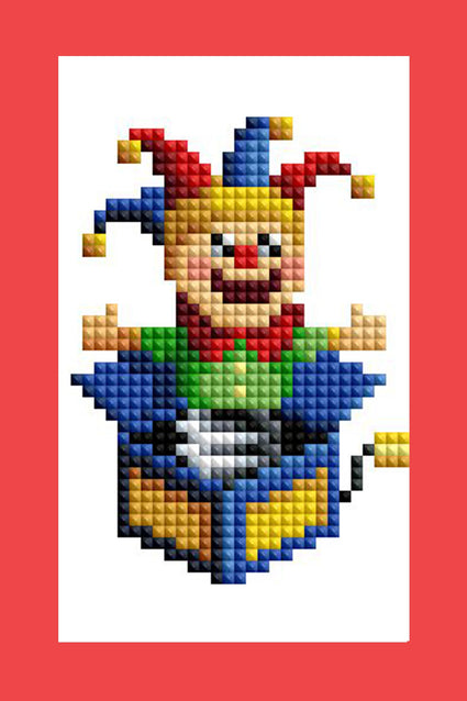 Diamond Painting Christmas Characters - Mini Dazzles™ 4" x 6" (10.2cm x 15.2cm) / Square With 30 Colors Including 2 ABs and 28 Fairy Dust Diamonds / 4,452