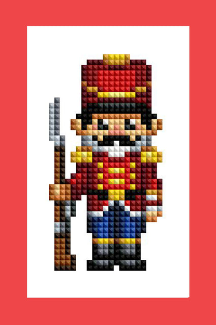Diamond Painting Christmas Characters - Mini Dazzles™ 4" x 6" (10.2cm x 15.2cm) / Square With 30 Colors Including 2 ABs and 28 Fairy Dust Diamonds / 4,452