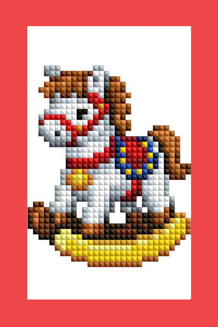 Diamond Painting Christmas Characters - Mini Dazzles™ 4" x 6" (10.2cm x 15.2cm) / Square With 30 Colors Including 2 ABs and 28 Fairy Dust Diamonds / 4,452