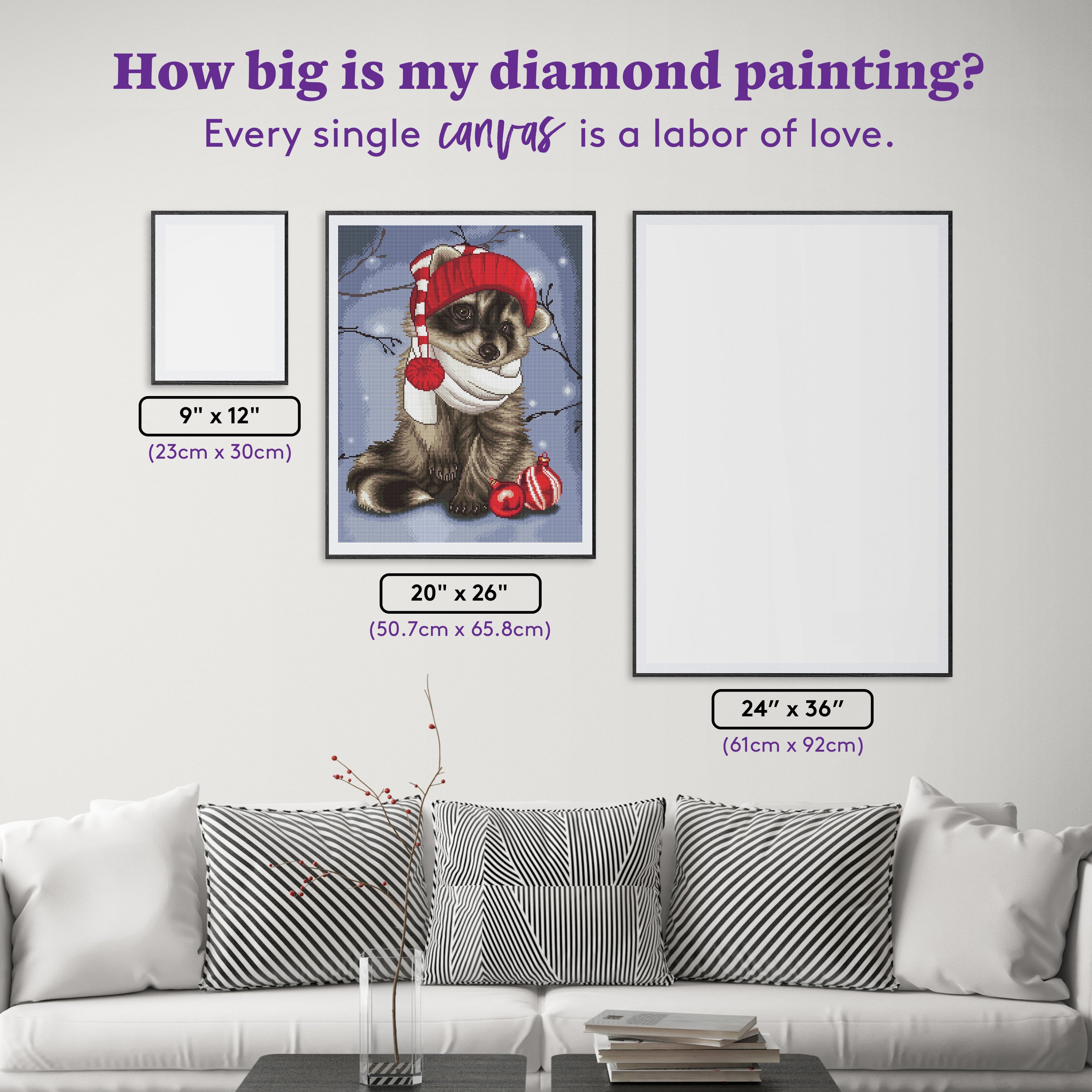 Christmas Raccoon – Diamond Art Club
