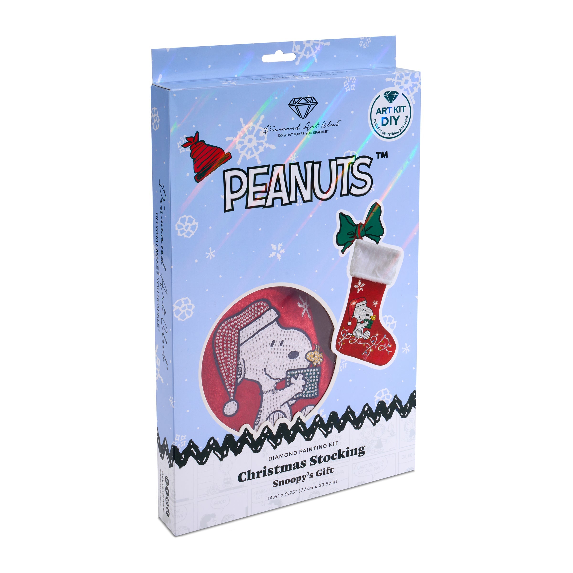 Christmas Stocking - Snoopy's™ Gift – Diamond Art Club