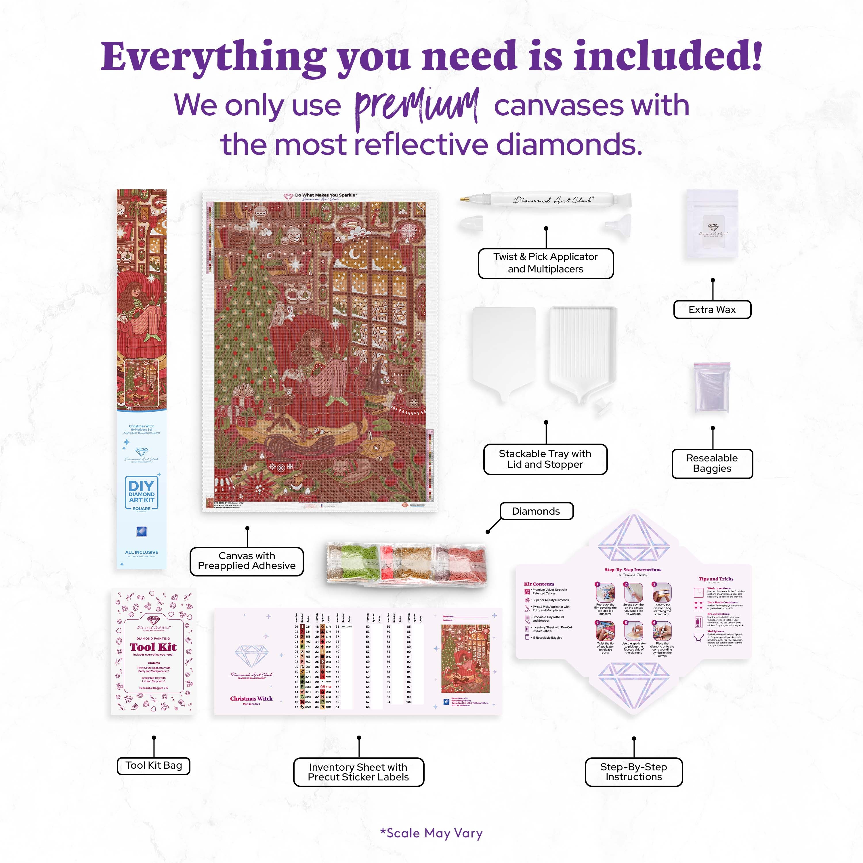 Christmas Witch – Diamond Art Club