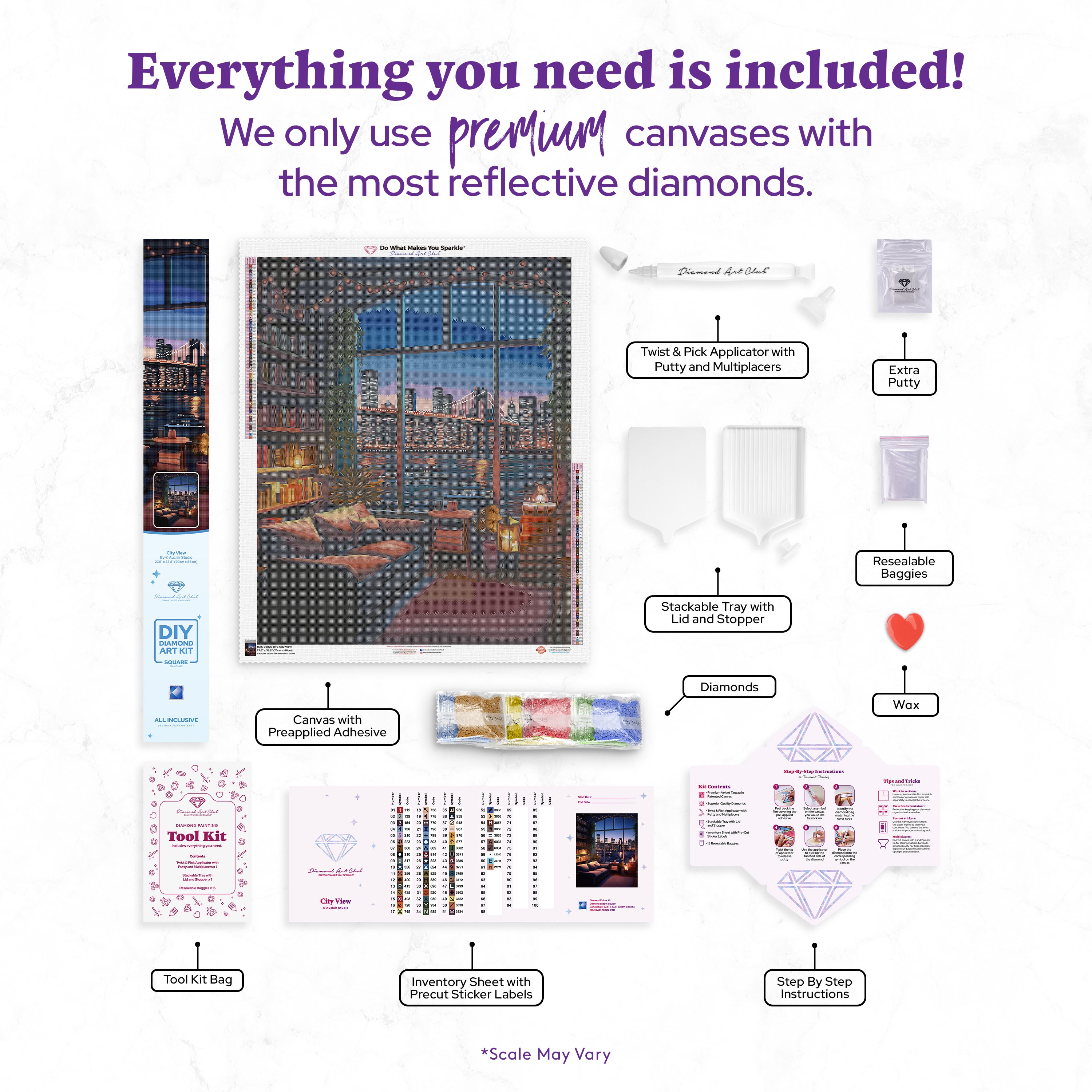 City View Diamond Painting Kit – Diamond Art Club