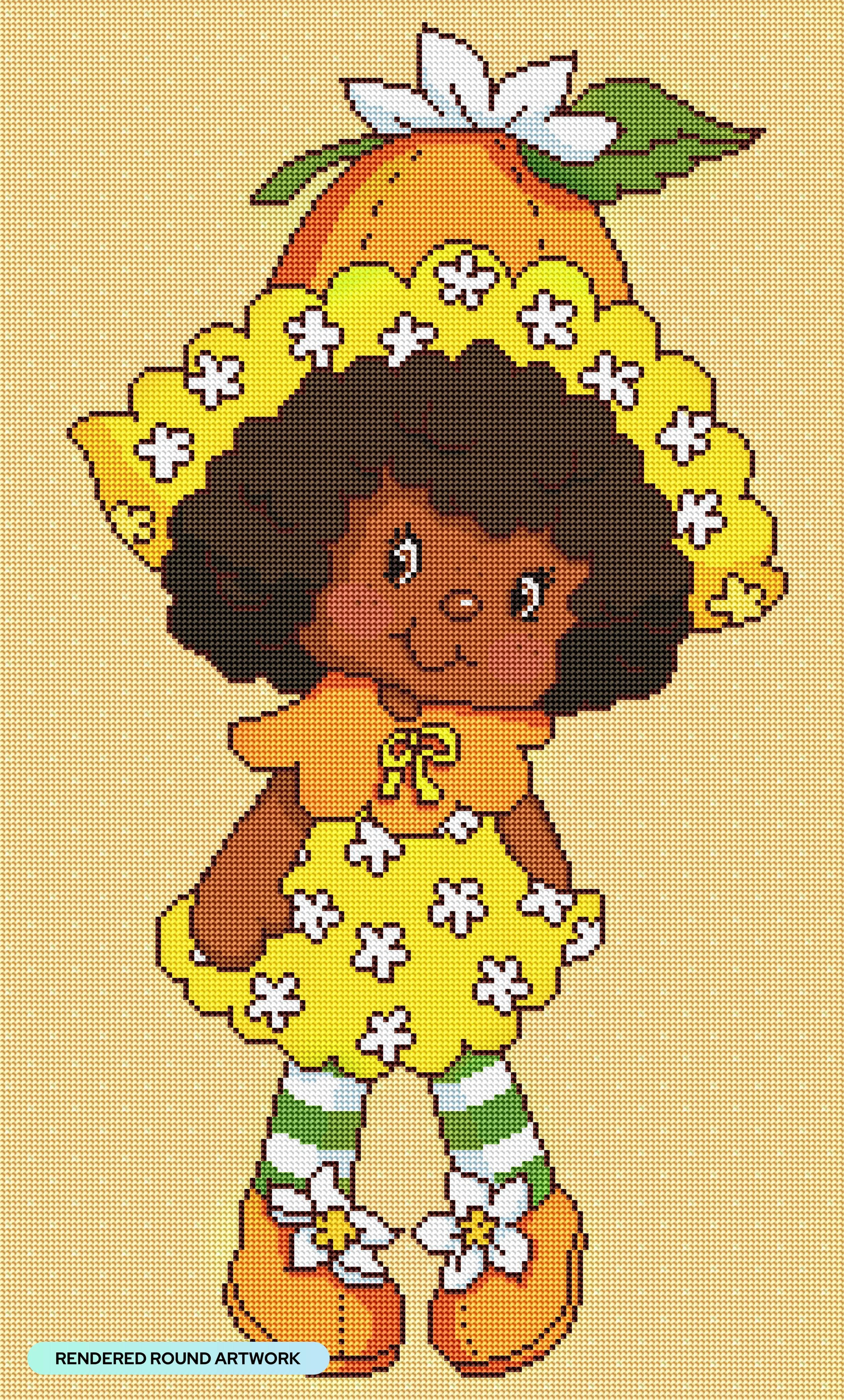 Classic Orange Blossom – Diamond Art Club