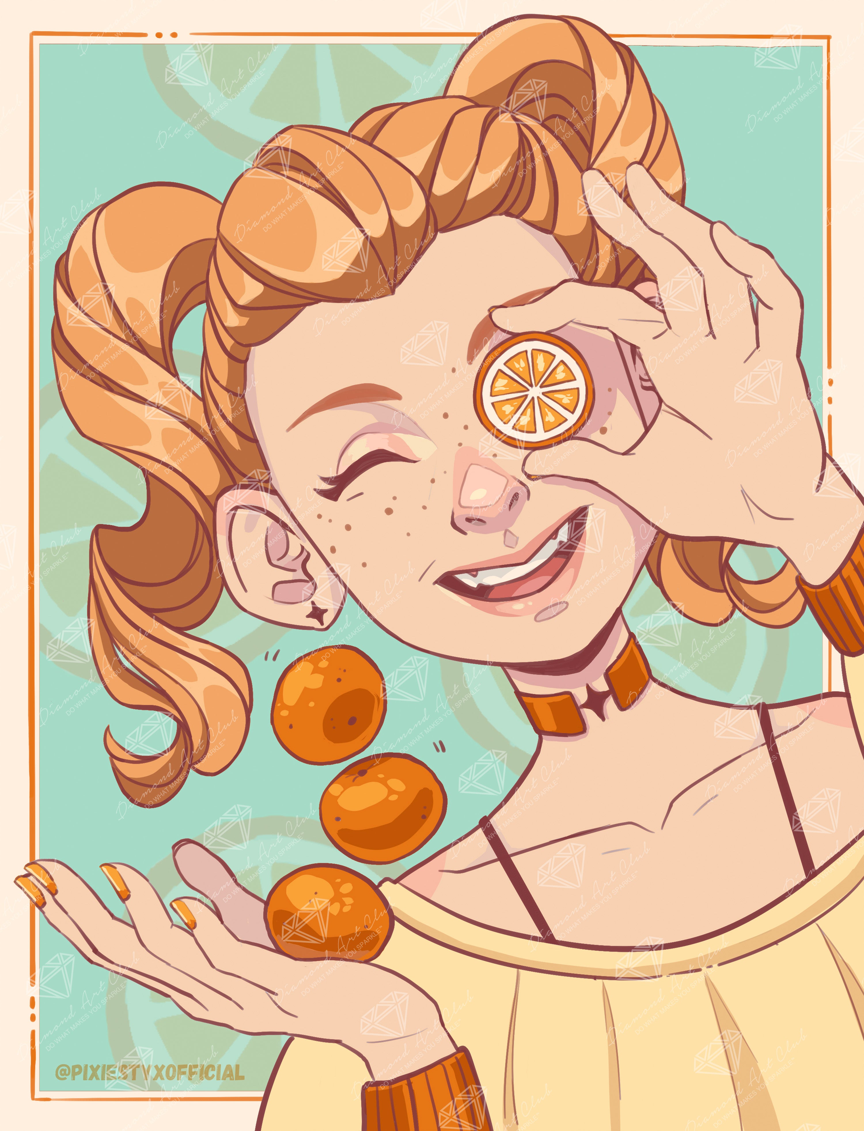 Clementine Diamond Painting | Diamond Art Club®