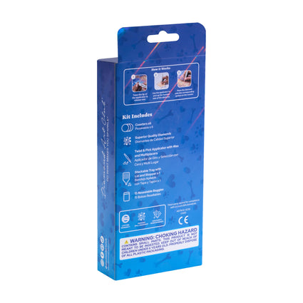 Diamond Painting Coasters - Dogs 4" x 4" (10cm x 10cm) / Round with 24 Colors including 24 Iridescent Diamonds / 2,207