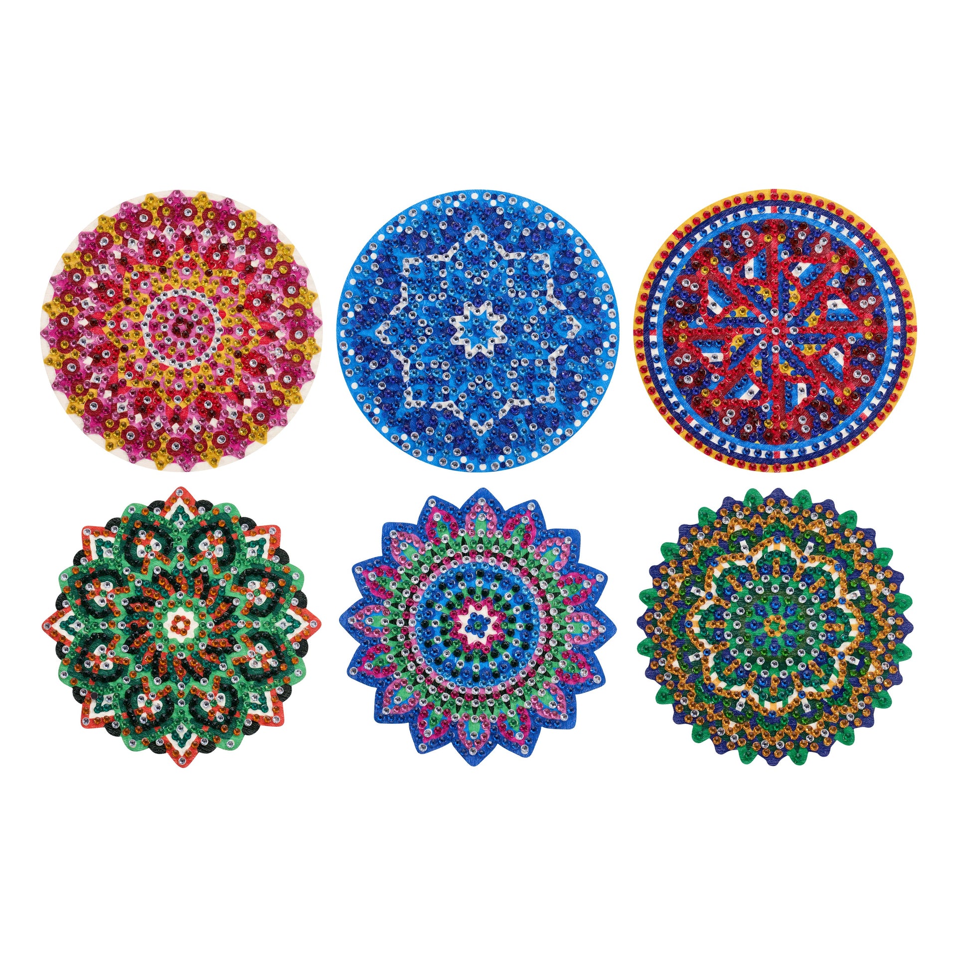 Diamond Painting Coasters - Mandala Serenity 4" x 4" (10cm x 10cm) / Round with 0 Colors / 0