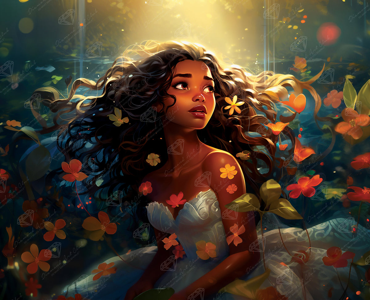 Diamond Painting Colors of the Bayou 27" x 22" (68.7cm x 55.8cm) / Square with 83 Colors including 1 AB and 4 Fairy Dust Diamonds / 61,824