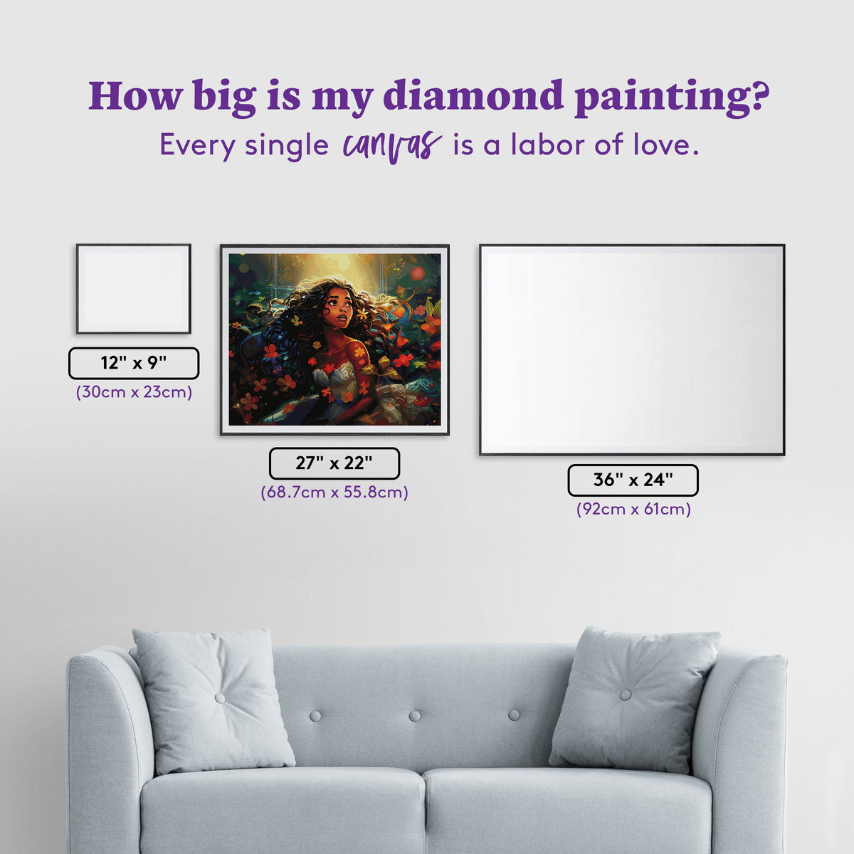 Diamond Painting Colors of the Bayou 27" x 22" (68.7cm x 55.8cm) / Square with 83 Colors including 1 AB and 4 Fairy Dust Diamonds / 61,824