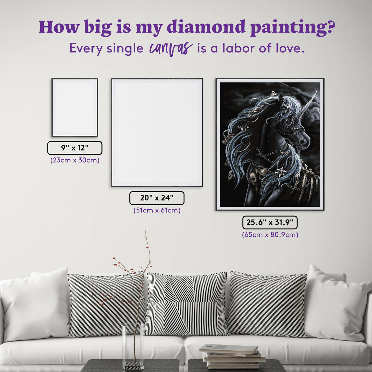 Diamond Painting Companion of Evanescence 2 25.6" x 31.9" (65cm x 80.9cm) / Square with 23 Colors including 3 ABs and 2 Fairy Dust Diamonds / 84,825