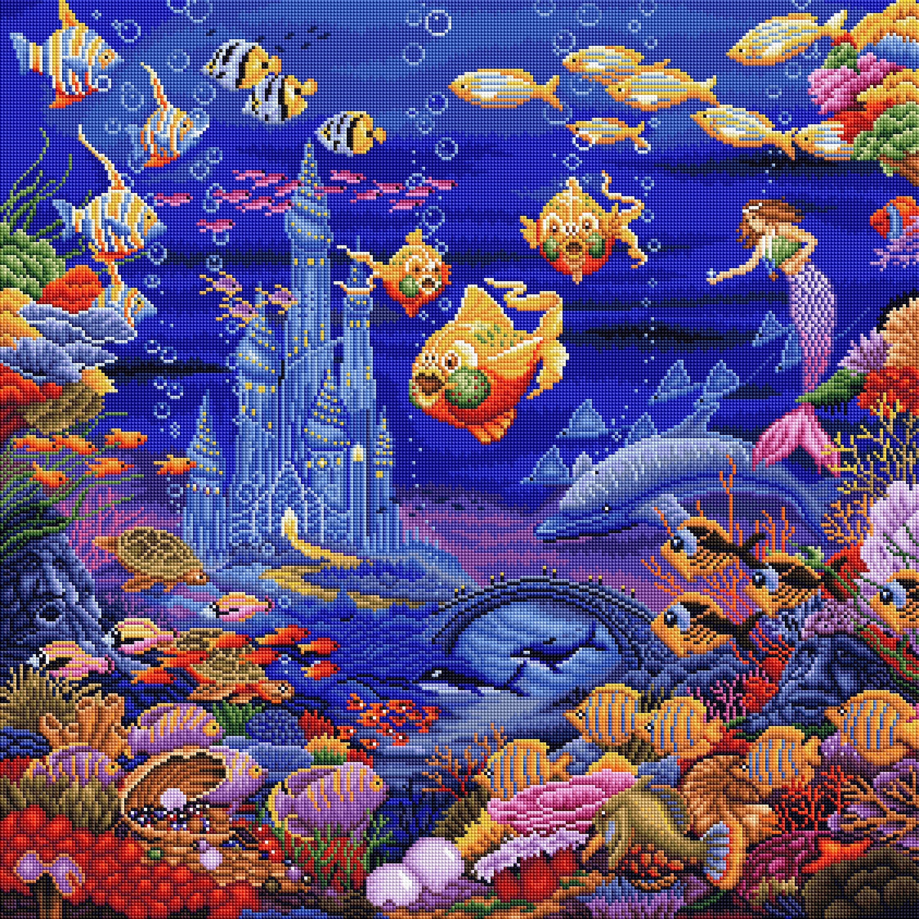 【公式欠品中】DAC ダイヤモンドアートクラブ  Castle Coral Castle – Diamond Art Club