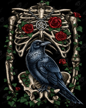 Diamond Painting Corvus 27.6" x 34.7" (70cm x 88cm) / Square with 29 Colors including 2 ABs and 1 Fairy Dust Diamond / 99,193