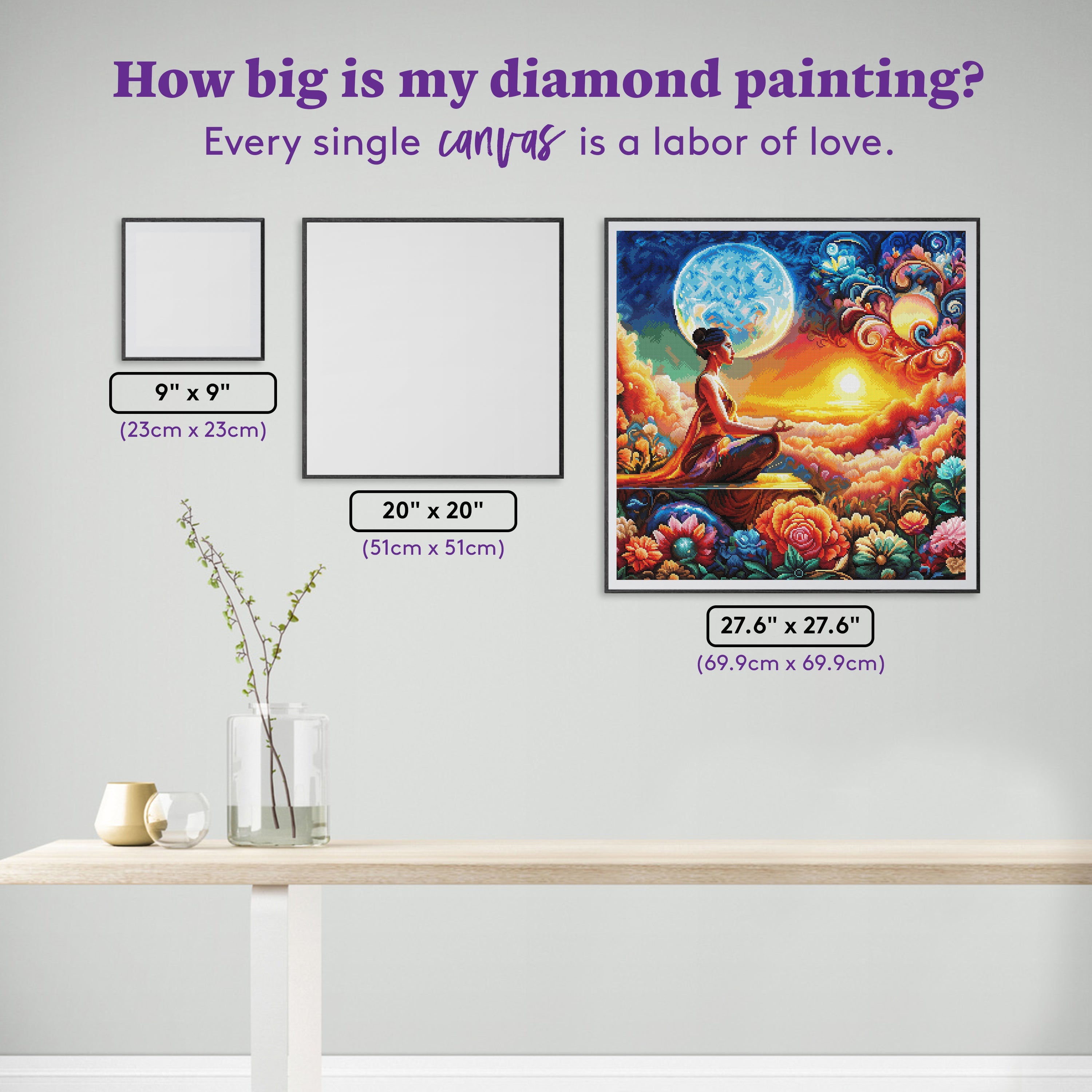 コズミック・メディテーション ダイヤモンドアートキット – Diamond