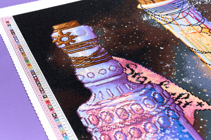 Diamond Painting Cosmic Potions 23.6" x 25.1" (60cm x 63.7cm) / Square With 68 Colors Including 6 ABs and 4 Iridescent Diamonds and 2 Fairy Dust Diamonds / 61,696
